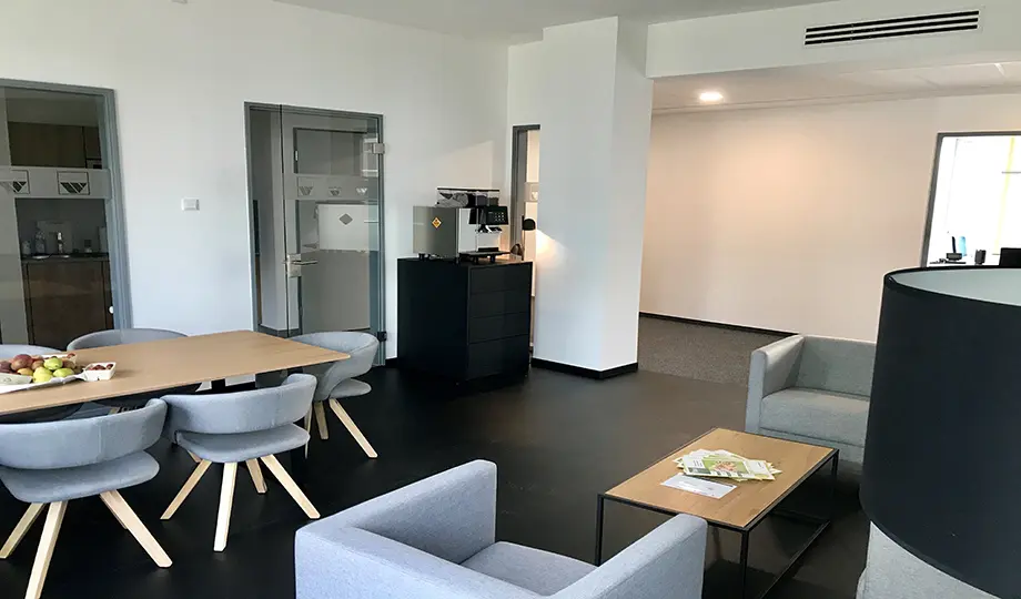 office in Dusseldorf from the interior view