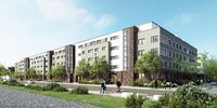 Visualisierung des weisenburger-Bauprojekts in der Liebigstrasse in Langen.