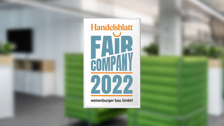 weisenburger als Fair Company ausgezeichnet