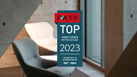 Auszeichnung als top Arbeitgeber im Mittelstand 2023