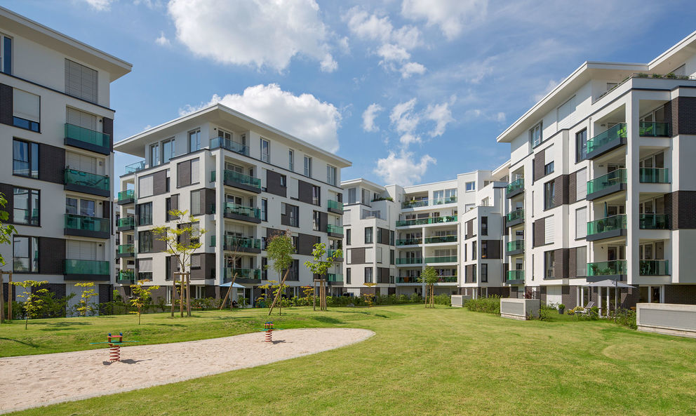 visualization of a residential complex from weisenburger bau