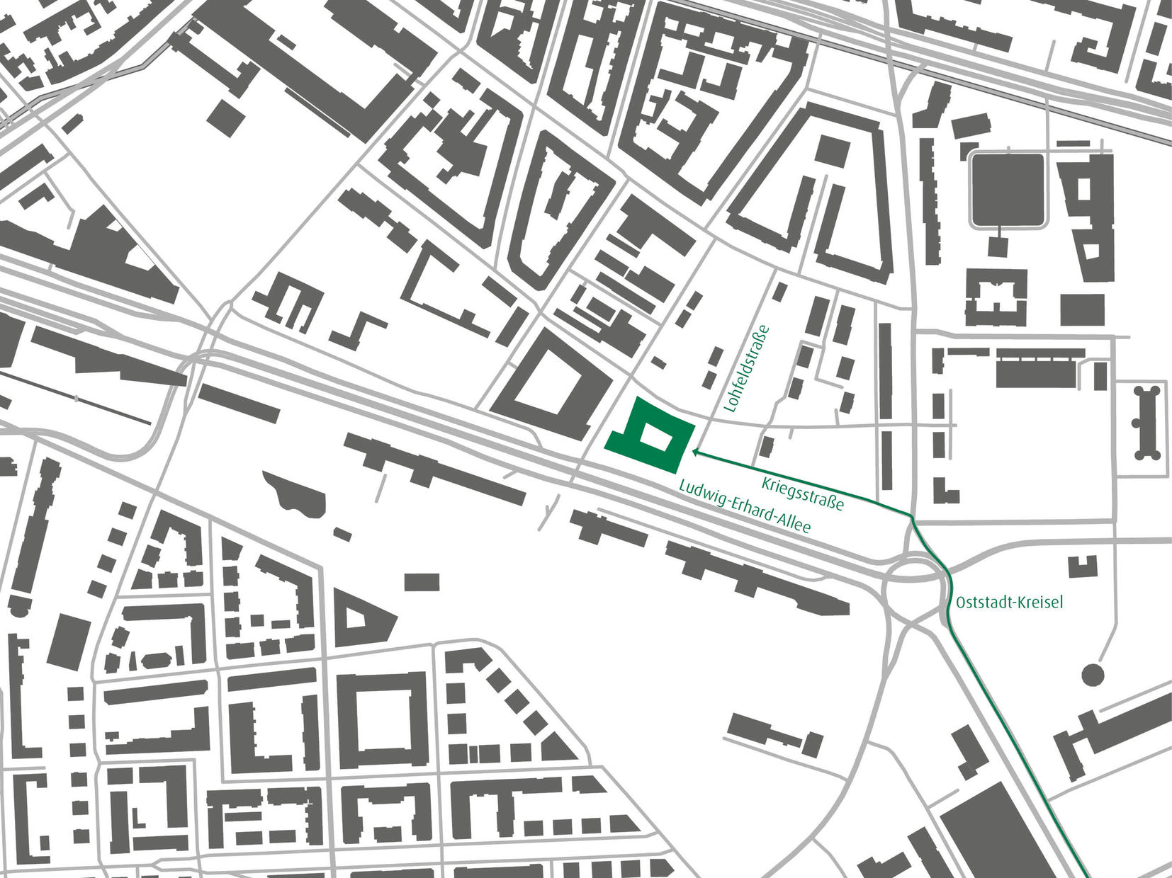 Directions to find the new weisenburger headquarters in Karlsruhe