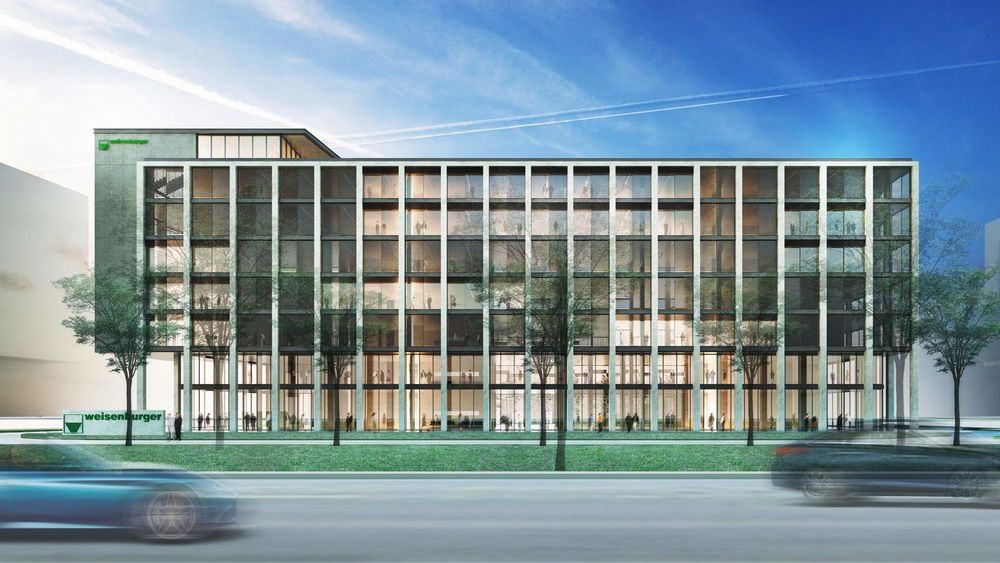 Visualization of the new weisenburger headquarters in Karlsruhe
