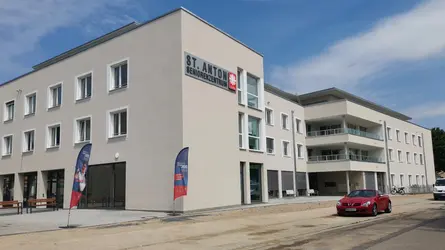 Seitenansicht des St. Anton Seniorenzentrum in Bruchsal