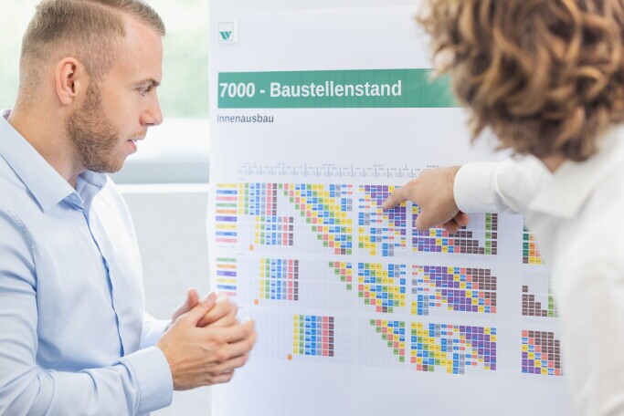 Praktikum im Bereich Prozessoptimierung Lean Construction, 1. Bild