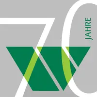 Spezielles Logo zu 70 Jahren weisenburger, künstlerische Darstellung einer 70 über einem grünen w